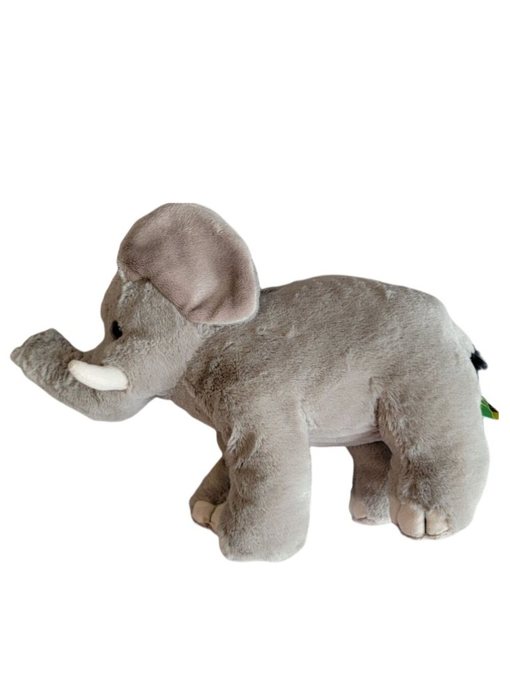 Wild Republic Elephant 13 inch Plush Gray Tusks Realistic Stuffed Animal Toy K&M